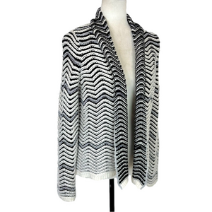 Chico's ribbed open cardigan